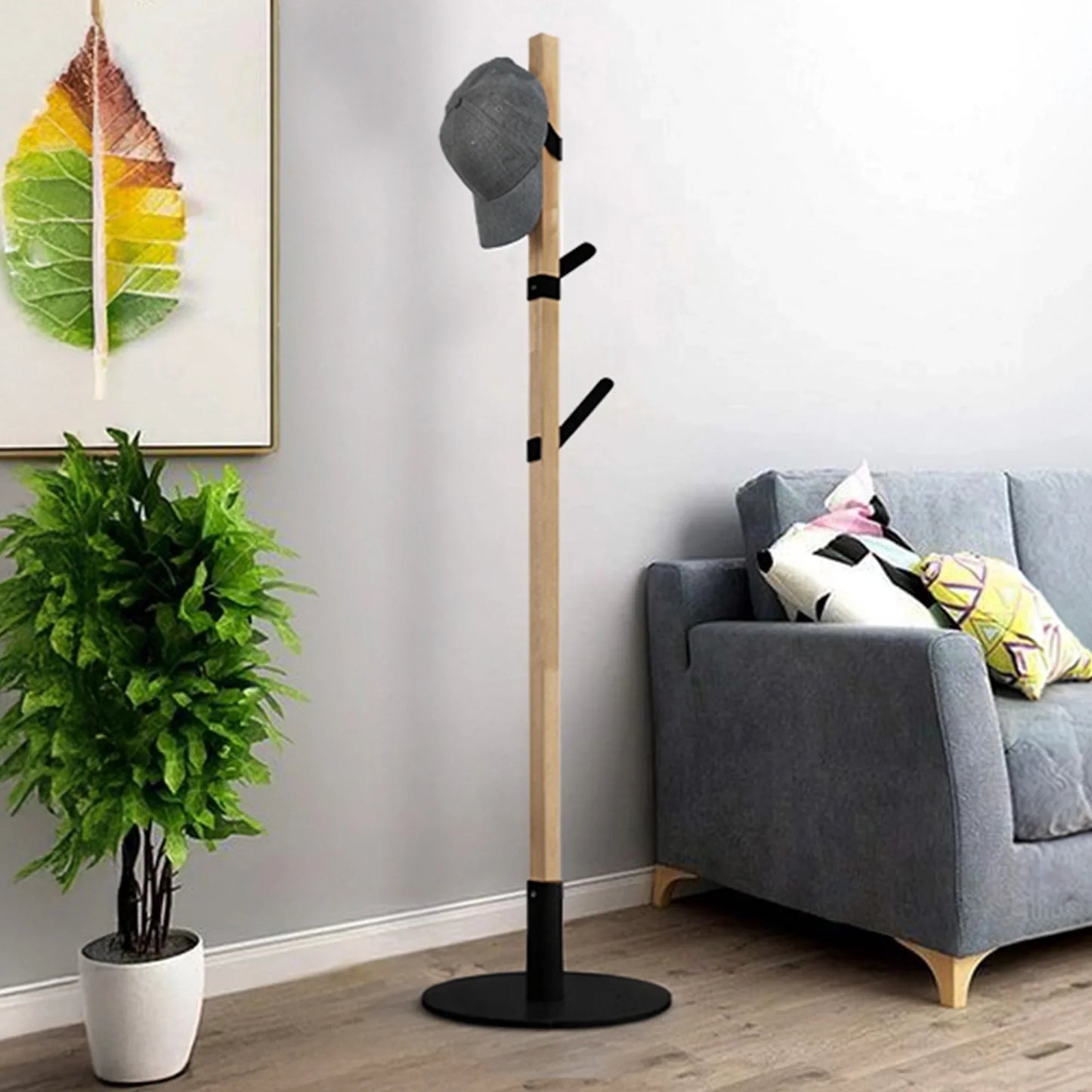 Pechero Minimalista Olin de Madera y Acero