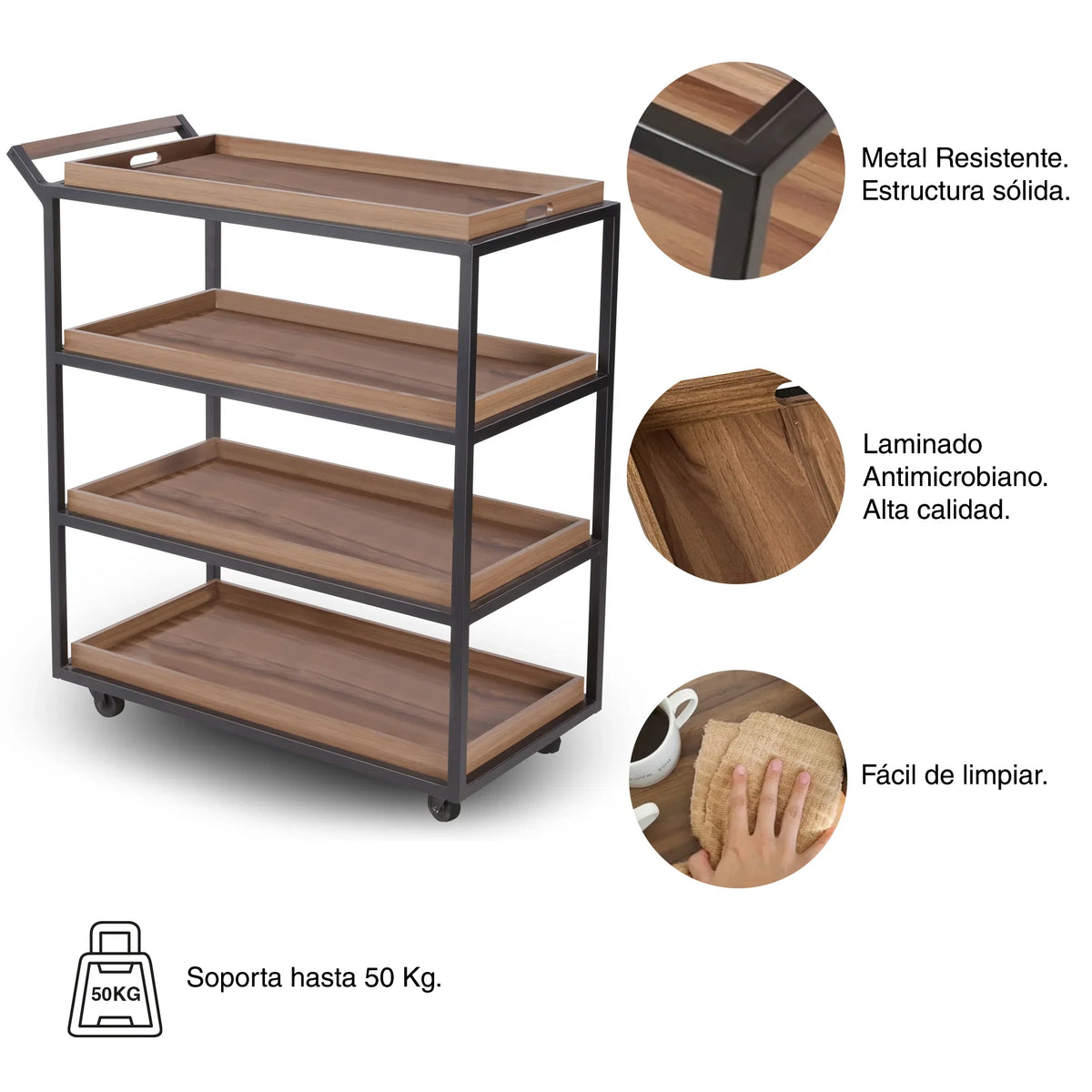 Carrito de Servicio Decor - DI+Mueble - Comprar