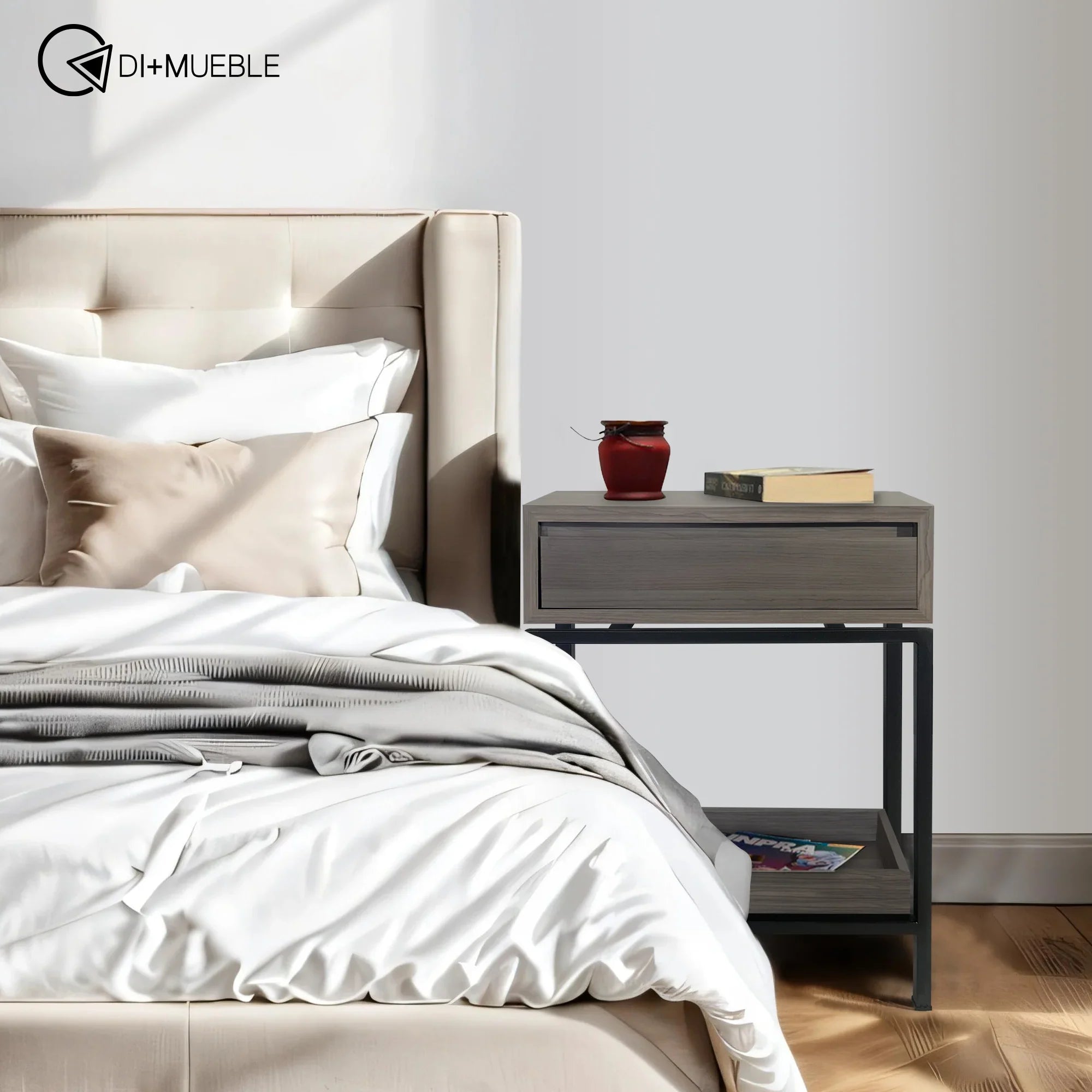 Mesa Noche Buró Kurakao - DI+Mueble - Comprar