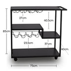 Carrito de servicio Dark - DI+Mueble - Comprar