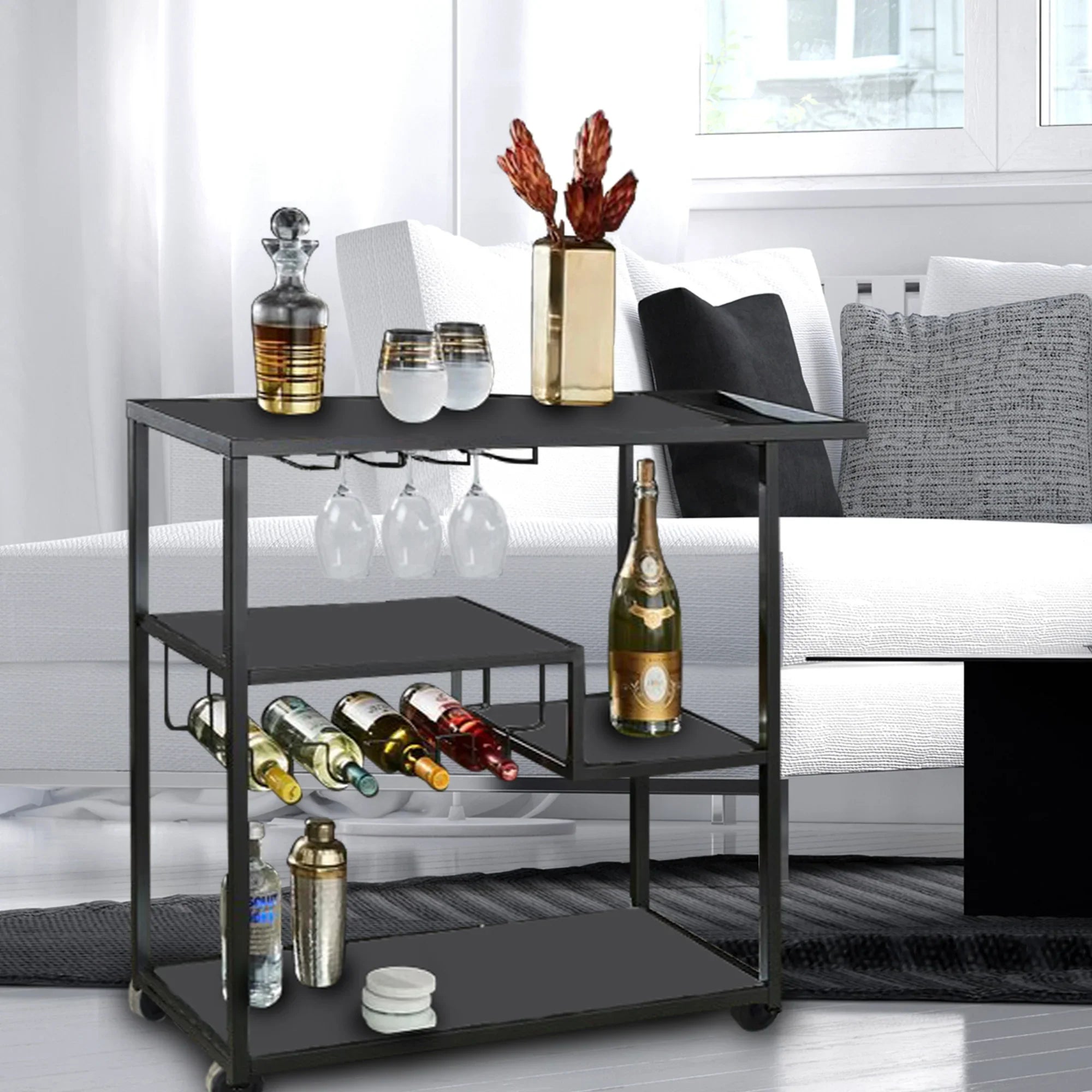 Carrito de servicio Dark - DI+Mueble - Comprar